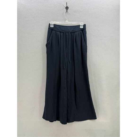 Anthropologie Daily Practice Womens Blue High Rise Wide-Leg Lounge Pants Size XS - Picture 2 of 10